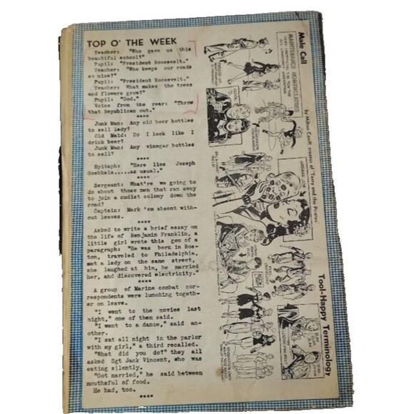 RARE FIND 4 Hi-Life Newspapers Hendricks Field 1944 Vintage Original Magazines - Picture 9 of 14